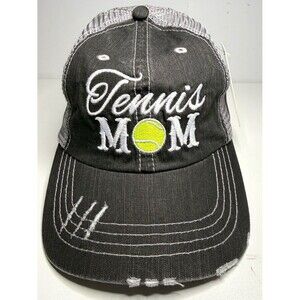 NWT Katydid Black and Gray Women’s Trucker Hat TENNIS MOM